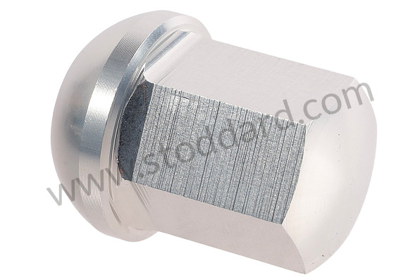 SIC9210100S - Aluminum wheel nut, Anodized Silver, set 20pcs. For Porsche 911 years 1965-1998, for aluminum Fuchs rims for Porsche 