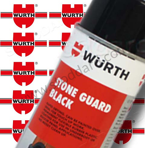 SIC99912050700 - Wurth Black Underbody Seal/Stone Guard - Aerosol Version for Porsche 