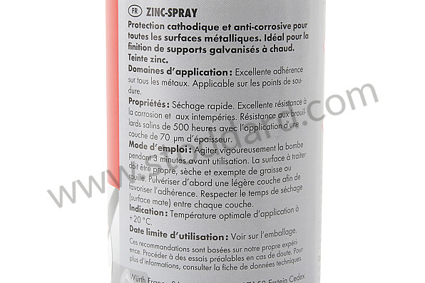 SIC99915500 - Wurth Zinc Rich Weld-Thru Primer for Porsche 
