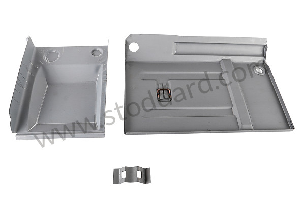 SMS50103206 - Battery Box Rear Partition Repair Set, 2 Pieces, For 356C for Porsche 