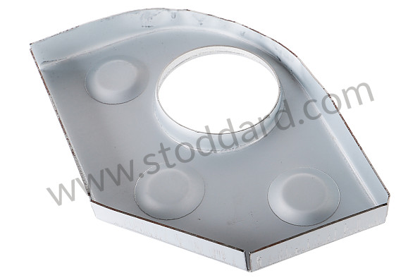SMS50106200 - Left Front Or Right Rear Longitudinal Reinforcement Plate For 356 Pre-A, 356A, And 356B T5 for Porsche 