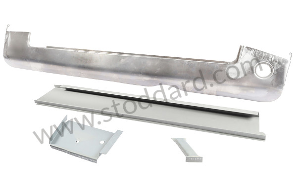 SMS51323FIN - Pre-A Rocker panel fully finished, bent and with rolled in wired edge, Left for Porsche 