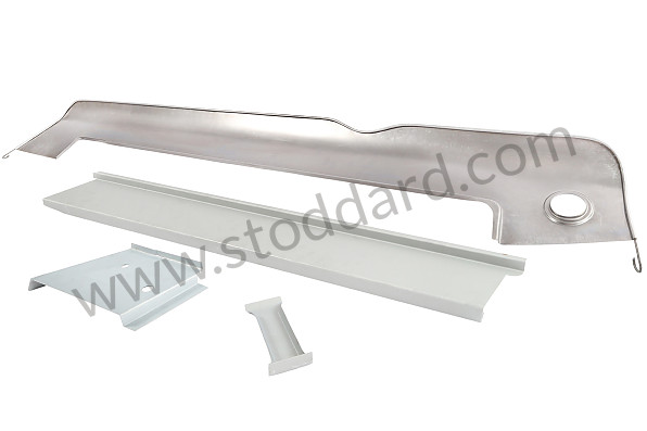 SMS51323FIN - Pre-A Rocker panel fully finished, bent and with rolled in wired edge, Left for Porsche 