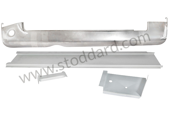 SMS51324FIN - Pre-A Rocker panel fully finished, bent and with rolled in wired edge, Right for Porsche 