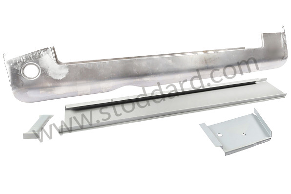 SMS51324FIN - Pre-A Rocker panel fully finished, bent and with rolled in wired edge, Right for Porsche 