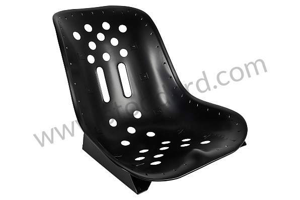 SMS521061R - 356 Speedster Steel Seat Bucket Reutter Style With Punched Upholstery Darts, for Porsche 
