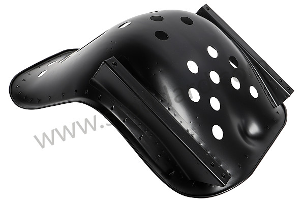 SMS521061R - 356 Speedster Steel Seat Bucket Reutter Style With Punched Upholstery Darts, for Porsche 