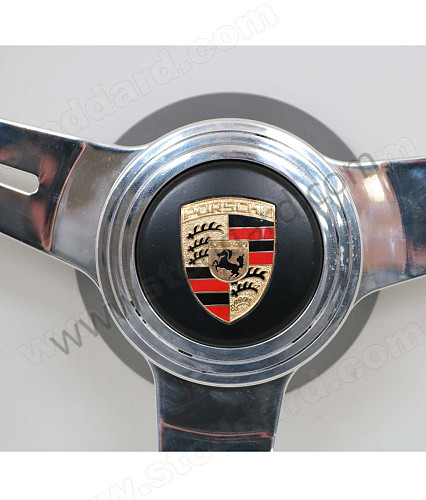 STRWHLLATE - Classico Wood Steering Wheel For 356B, 356C And Early 911 912 Up To 1973 for Porsche 