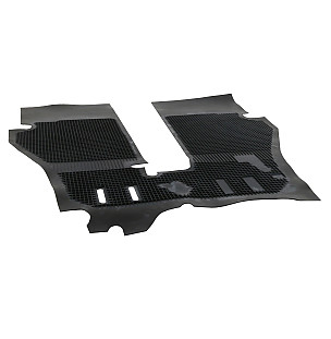 Rubber mat for passenger compartment and front boot for Porsche 356C &bull; 1963 &bull; 1600 C (616/15) &bull; Cabrio C &bull; Manual Gearbox, 4 Speed