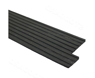 Rubber Door Sill Step Plate, Left, Cut At An Angle For Perfect Fit. For 356  (64455111500)