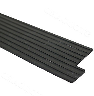 Door sill strip for Porsche 356A &bull; 1955 &bull; 1300 (506/2) &bull; Cabrio A T1 &bull; Manual Gearbox, 4 Speed