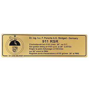 Self-adhesive engine strip and engine crossbeam for Porsche 911 3,0 Rsr &bull; 1974