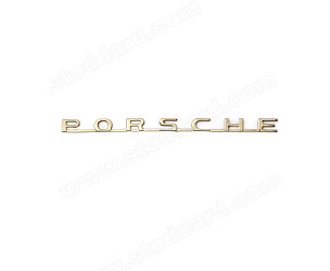 Porsche Emblem, Gold, 5 Studs, 215mm, For Speedster And 356A  (64455930100)