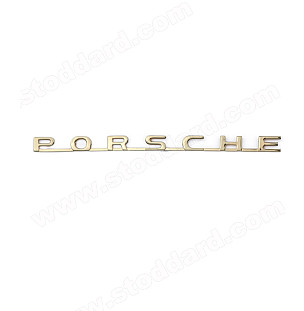 Self-adhesive logo protecting bodywork from flying stones for Porsche 356A &bull; 1955 &bull; 1300 S (589/2) &bull; Cabrio A T1 &bull; Manual Gearbox, 4 Speed