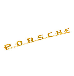 Self-adhesive logo protecting bodywork from flying stones for Porsche 356B T5 &bull; 1959 &bull; 1600 (616/1 T5) &bull; Cabrio B T5 &bull; Manual Gearbox, 4 Speed