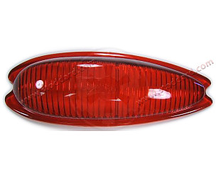Teardrop Taillight Lens, Red, Left,  With Oe Markings. 356A, 356B, 356C.  (64463142100)