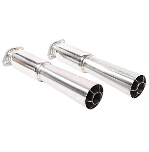 Exhaust system, style rsr ( megaphone or megaphone + silencer) for Porsche 911 74-77 + 912E &bull; 1974 &bull; 2.7 &bull; Coupe &bull; Automatic Gearbox