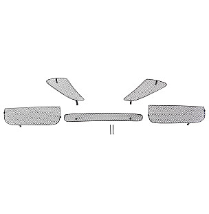 Front and rear bumpers for Porsche Boxster 987 05-08 &bull; 2005 &bull; Boxster 2.7 &bull; Cabrio &bull; Manual Gearbox, 5 Speed