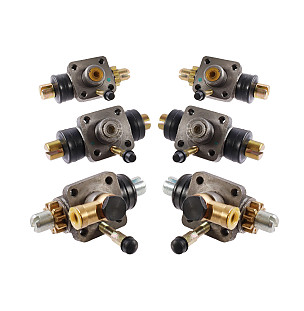 Front and rear wheel cylinder kit for Porsche 356A &bull; 1955 &bull; 1300 (506/2) &bull; Cabrio A T1 &bull; Manual Gearbox, 4 Speed