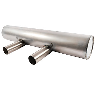 Stainless steel sports exhaust system 914 for Porsche 914 &bull; 1974 &bull; 914/4 1.8 Carbu &bull; Manual Gearbox, 5 Speed