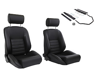 CLASSIC SPORT SEAT KIT + HEADREST + FIXINGS  (99A001091036)