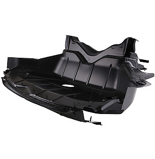 Rear parcel shelf / seat well for Porsche 997 05-08 &bull; 2005 &bull; 997 C2 &bull; Coupe &bull; Manual Gearbox, 6 Speed