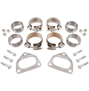 Exhaust gaskets + fastenings for Porsche 993 &bull; 1994 &bull; 993 Carrera 2 &bull; Coupe &bull; Manual Gearbox, 6 Speed