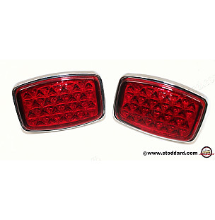 Rear reflector for Porsche 356A &bull; 1955 &bull; 1300 (506/2) &bull; Cabrio A T1 &bull; Manual Gearbox, 4 Speed
