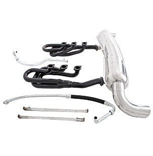 Complete exhaust kit (version with steel spaghettis) for Porsche 911 74-77 + 912E &bull; 1976 &bull; 2.7 &bull; Coupe &bull; Manual Gearbox, 4 Speed