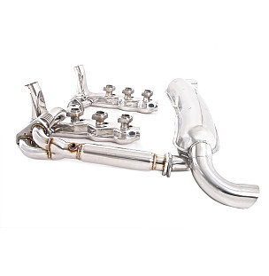 Stainless steel exhaust kit with removal of intermediate silencer for Porsche 911 84-86 &bull; 1984 &bull; 3.2 &bull; Coupe &bull; Manual Gearbox, 5 Speed