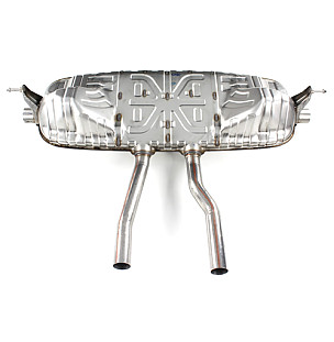 Rear exhaust for Porsche Cayenne 955 03-06 &bull; 2004 &bull; Cayenne S V8 &bull; Manual Gearbox, 6 Speed