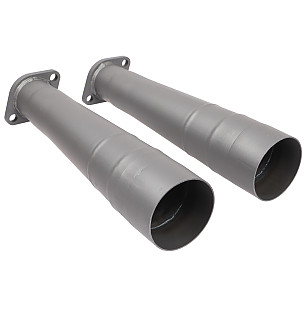 Rsr racing spaghetti for assembly with megaphone or racing silencer or twin-inlet silencer as desired for Porsche 911 74-77 + 912E &bull; 1976 &bull; 2.7S &bull; Coupe &bull; Manual Gearbox, 4 Speed