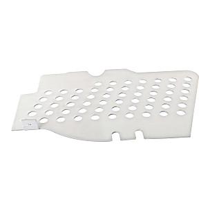 Perforated aluminium floor for pedal assembly and passenger side for Porsche 911 65-69 &bull; 1969 &bull; 2.0T &bull; Coupe &bull; Manual Gearbox, 5 Speed