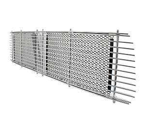 Engine Lid Grille 911 912 1965-1967. Concours Correct With Bright Anodized Finish  (SIC55904121)