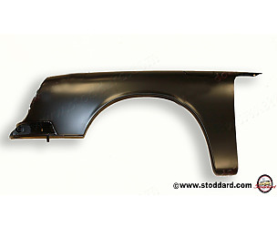 Front Fender, Left With No Flare. 911 912 1965-1968.  (90150303122GRV)