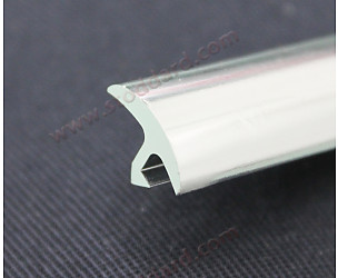 Front Windshield Trim, Left, Bright Aluminum, 911 912 1965-1977  (90154191120)