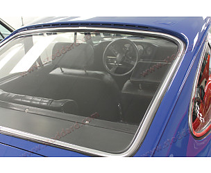 Rear Window Trim, Right, Bright Aluminum, 911 912 Coupe 1965-77  (90154591220)