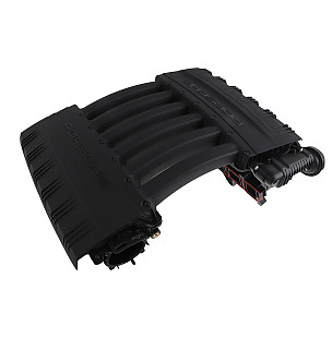 Inlet / inlet butterfly valve / manifold / inlet casing / inlet sleeve for Porsche Cayenne 957 07-10 &bull; 2007 &bull; Cayenne V6 &bull; Automatic Gearbox