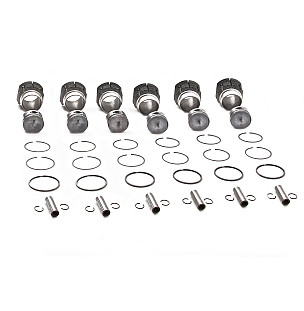 Cylinder pistons / rings for Porsche 911 70-73 &bull; 1972 &bull; 2.4T-V &bull; Coupe &bull; Manual Gearbox, 4 Speed
