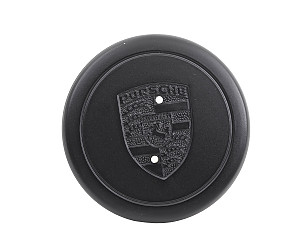Black Wheel Hub Center Cap With Removal Holes  (91136103228)