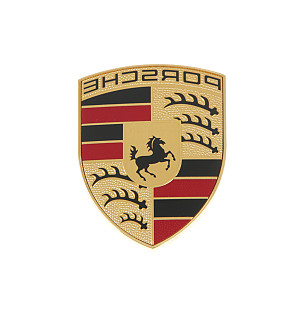 Self-adhesive logo protecting bodywork from flying stones for Porsche Cayman 987C 06-08 &bull; 2006 &bull; Cayman S 3.4 &bull; Manual Gearbox, 6 Speed