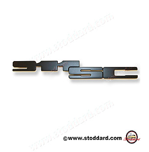 Self-adhesive logo protecting bodywork from flying stones for Porsche 911 Turbo + 965 &bull; 1980 &bull; 3.3 Turbo &bull; Coupe &bull; Manual Gearbox, 4 Speed