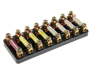 Fuse Box, 8 Position With Lid, 911 1974-89  (91161208701)