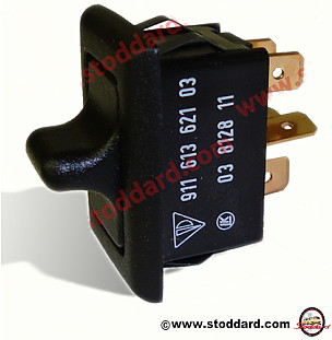 Window mechanism button for Porsche 911 74-77 + 912E &bull; 1974 &bull; Carrera 2.7 Us &bull; Coupe &bull; Manual Gearbox, 4 Speed