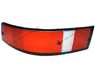 Tail Light Lens, USA Version With Black Trim, Left, For 911 1973-1989  (91163195100)
