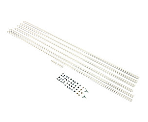 Full Side Trim Molding Set, Left And Right, Anodized. 356. With Hardware Set  (NLA55900240)