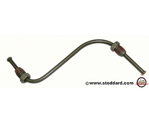 Front Brake Line To Caliper For 914 4/6 Up To 1971. 2 Required  (91435560304)