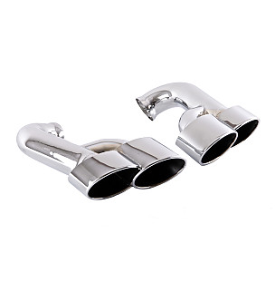 Silencer tailpipe for Porsche Cayenne 957 07-10 &bull; 2010 &bull; Cayenne S V8 &bull; Manual Gearbox, 6 Speed