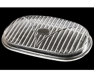 WHITE RECTANGULAR FOG LAMP GLASS  (A64463121103)