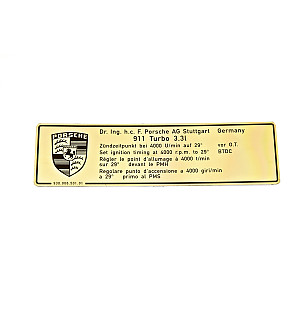 Self-adhesive engine strip and engine crossbeam for Porsche 911 Turbo + 965 &bull; 1981 &bull; 3.3 Turbo &bull; Coupe &bull; Manual Gearbox, 4 Speed
